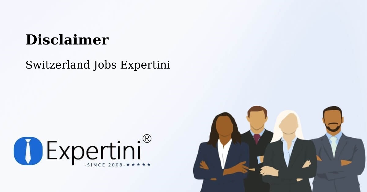 Disclaimer – Ilanz - Switzerland Jobs Expertini